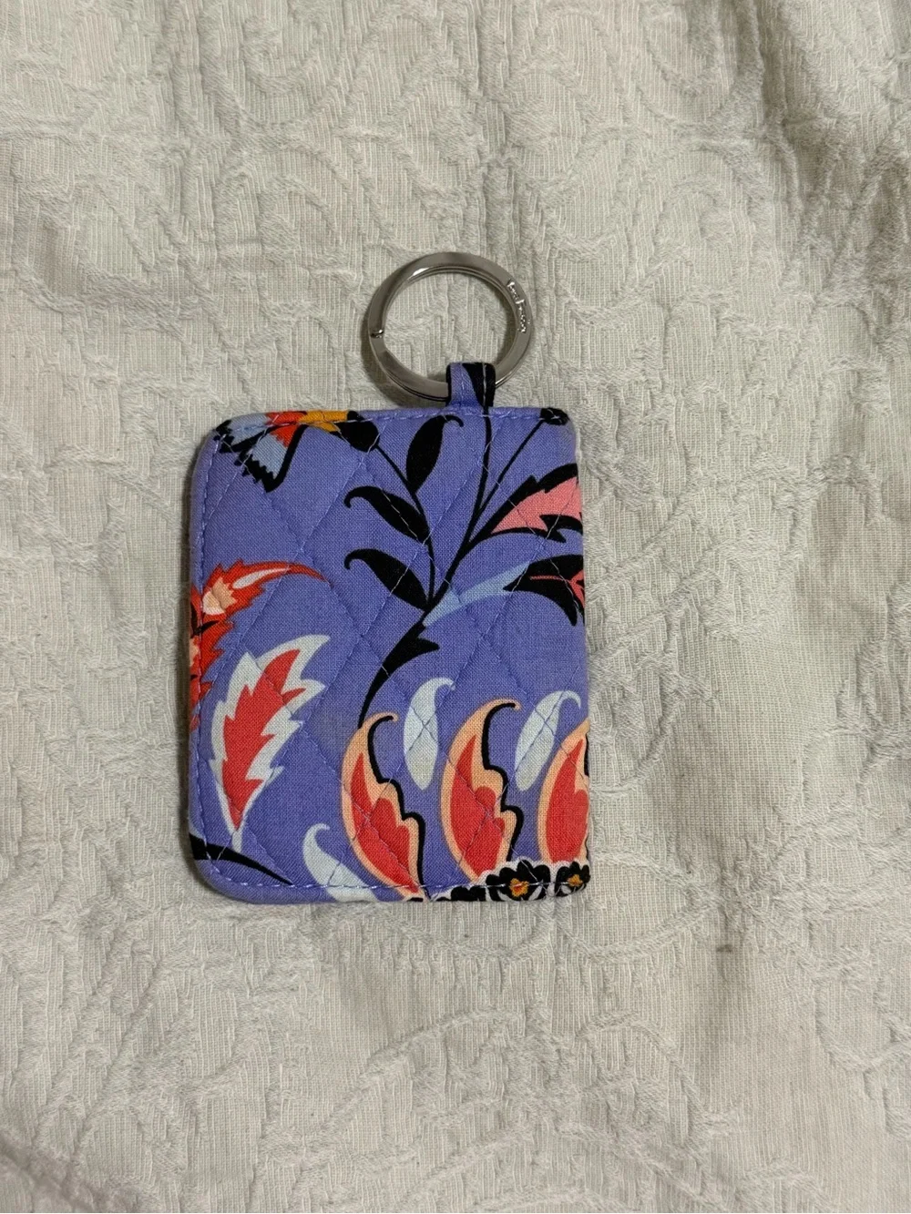 Vera Bradley Lavender Floral Quilted Wallet - Picture 3 of 4